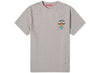Members Of The Rage Distressed Small Logo T-Shirt in Heather Grey