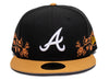 New Era Floral Vine Atlanta Braves Fitted Hat