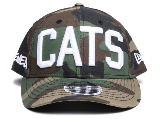 Oneness x New Era Snapback CATS Hat in Woodland Camo xld