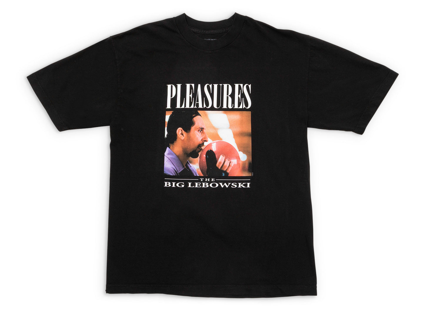 Pleasures x Big Lebowski Lick T-Shirt in Black