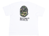 A Bathing Ape Camo Stone Ape Head Relaxed Fit Tee in White