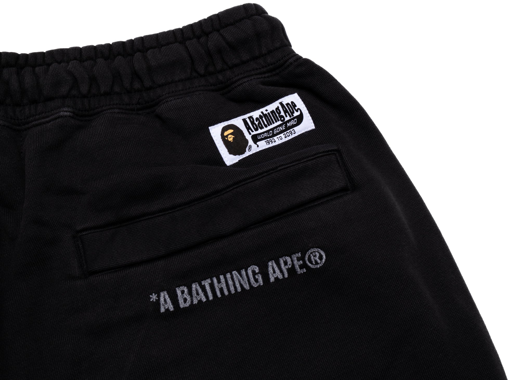 A Bathing Ape College One Point Overdye Pants in Black – Oneness