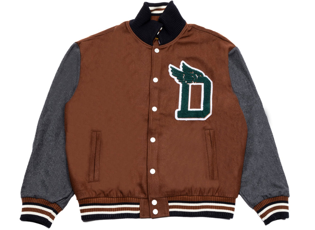 Diet Starts Monday Wings Varsity Jacket