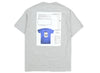 Pleasures x Sonic Youth Techpack Tee in Grey