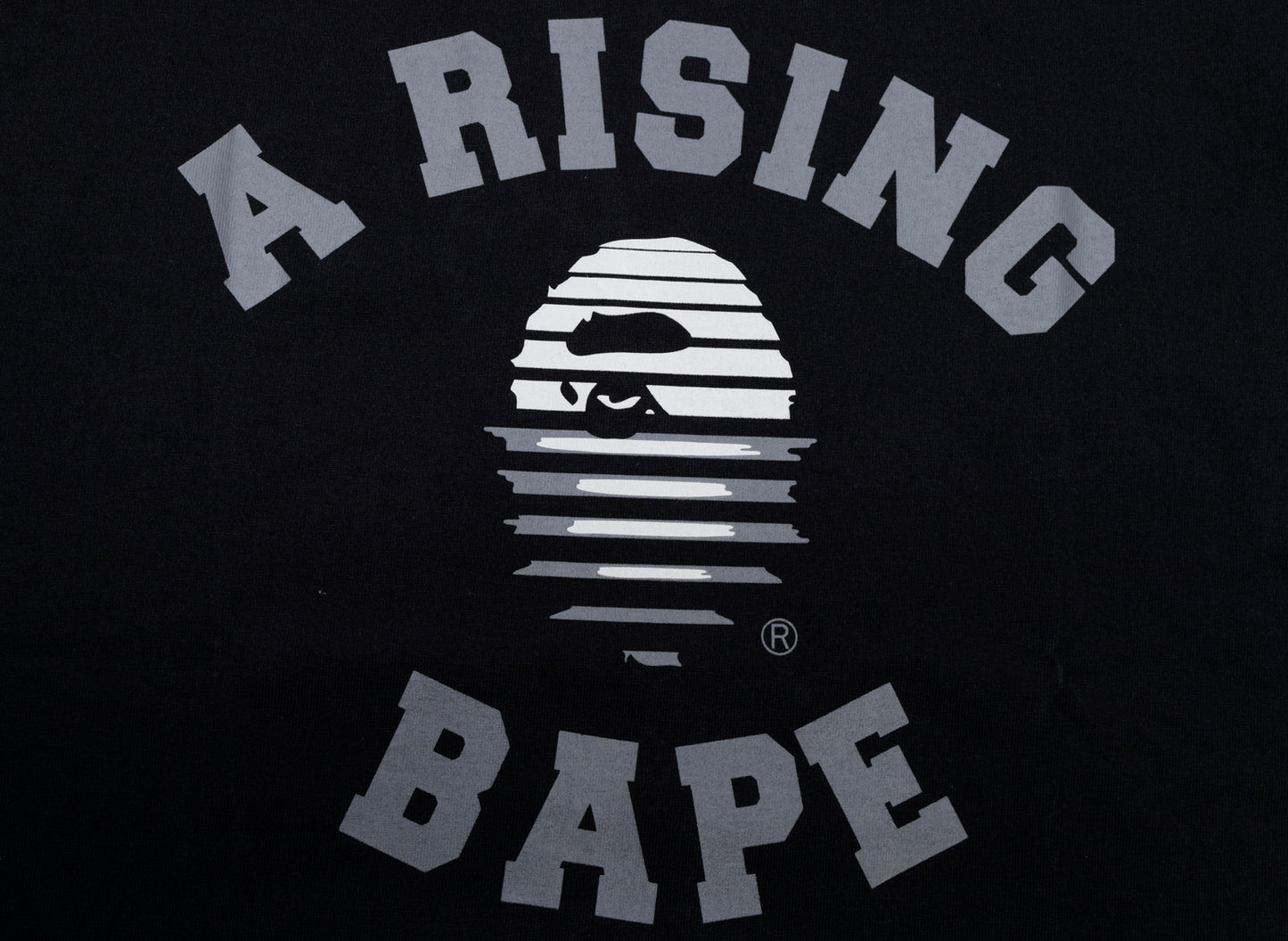 A Bathing Ape A Rising Bape Tee in Black xld