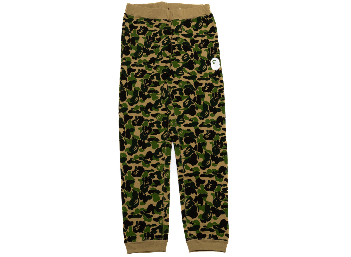 A Bathing Ape ABC Camo Crystal Stone Sweatpants Vert