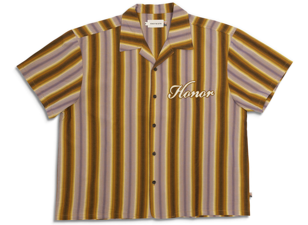 Honor the Gift Auto Shop Camp Shirt in Brown