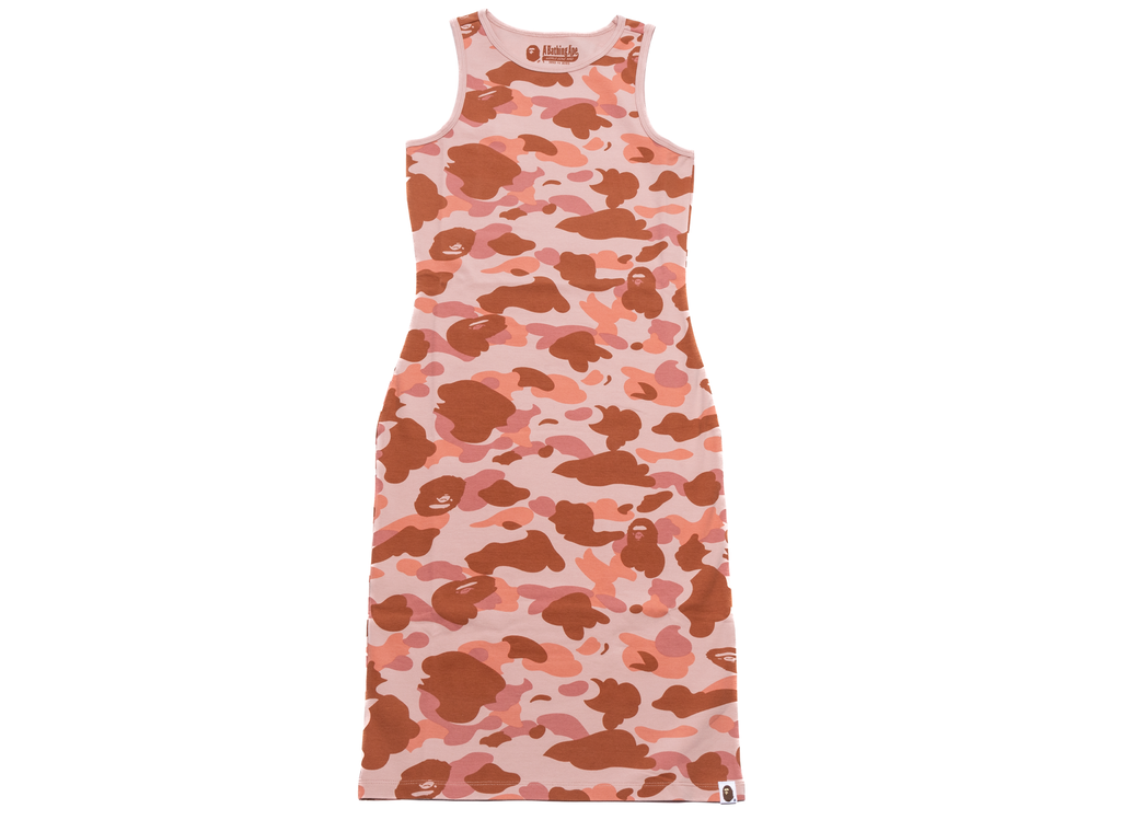 Women's A Bathing Ape 1st Camo Tank Dress in Pink