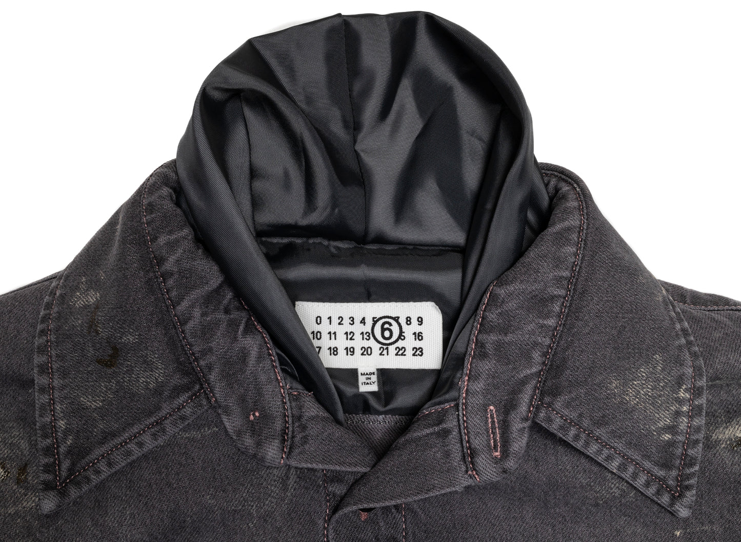 Maison Margiela MM6 Long-Sleeved Shirt in Washed Blue