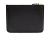 Comme des Garçon Outside Pocket Zip Pouch in Black