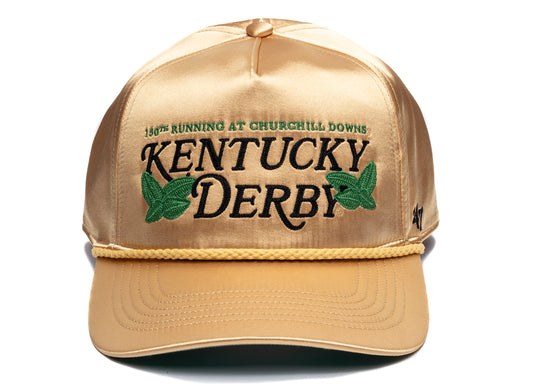 47 Brand Oneness Kentucky Derby Mint Hat in Gold xld
