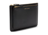 Comme des Garçon Outside Pocket Zip Pouch in Black