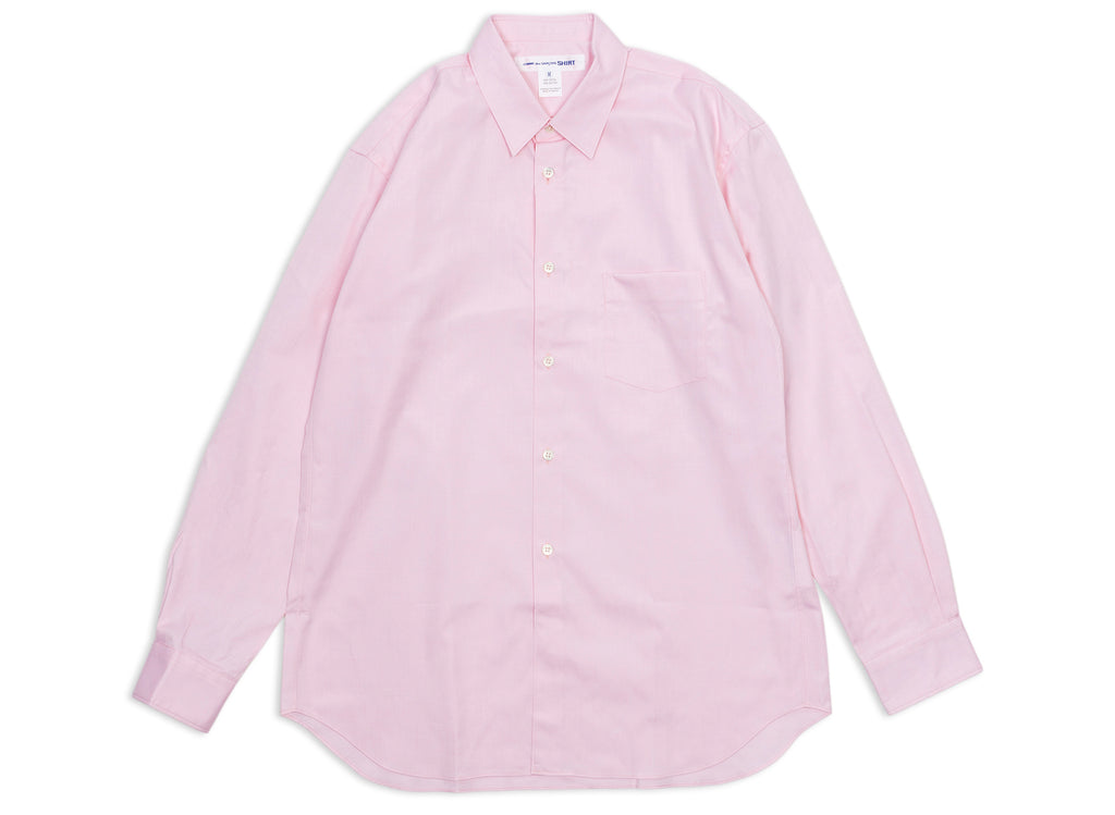 Comme des Garçons SHIRT L/S Button Up in Pink