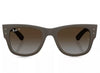 Ray Ban Mega Wayfarer Liteforce in Matte Sand Brown w/ Polar Brown Gradient Lenses
