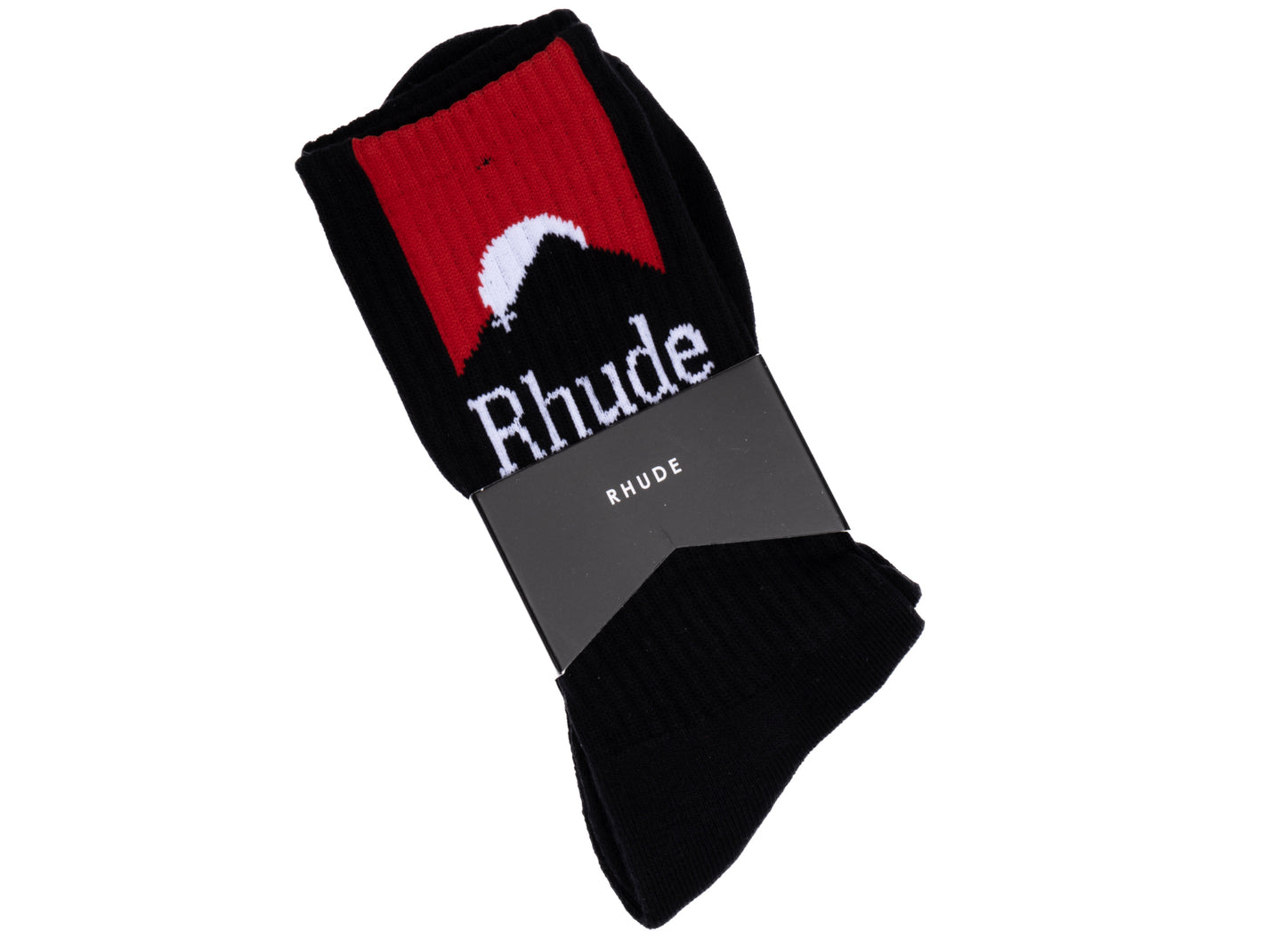 Rhude Moonlight Sport Socks in Black xld