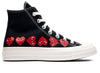 Converse Comme des Garçons Play Multi Heart Chuck Taylor All Star 70 Hi
