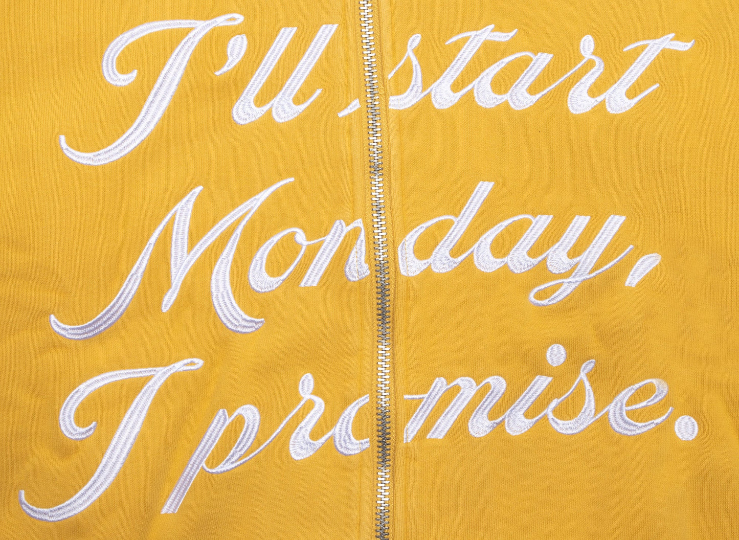 Diet Starts Monday Promise Full Zip Hoodie