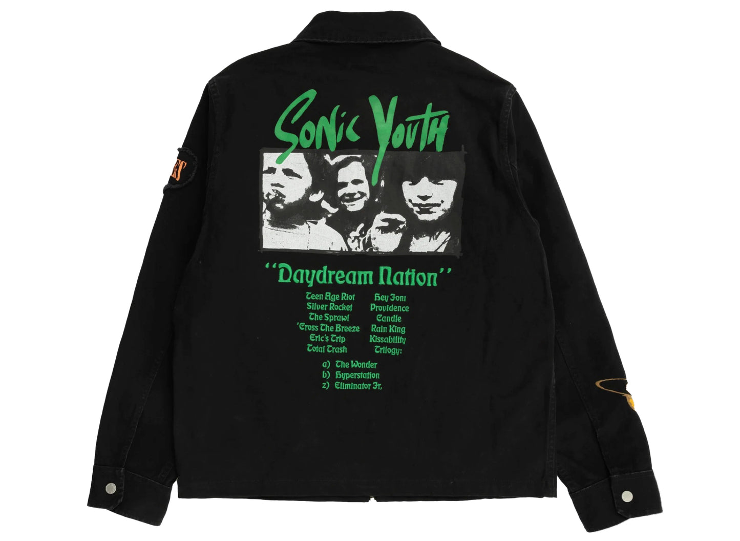 Pleasures Sonic Youth Work Jacket in Black