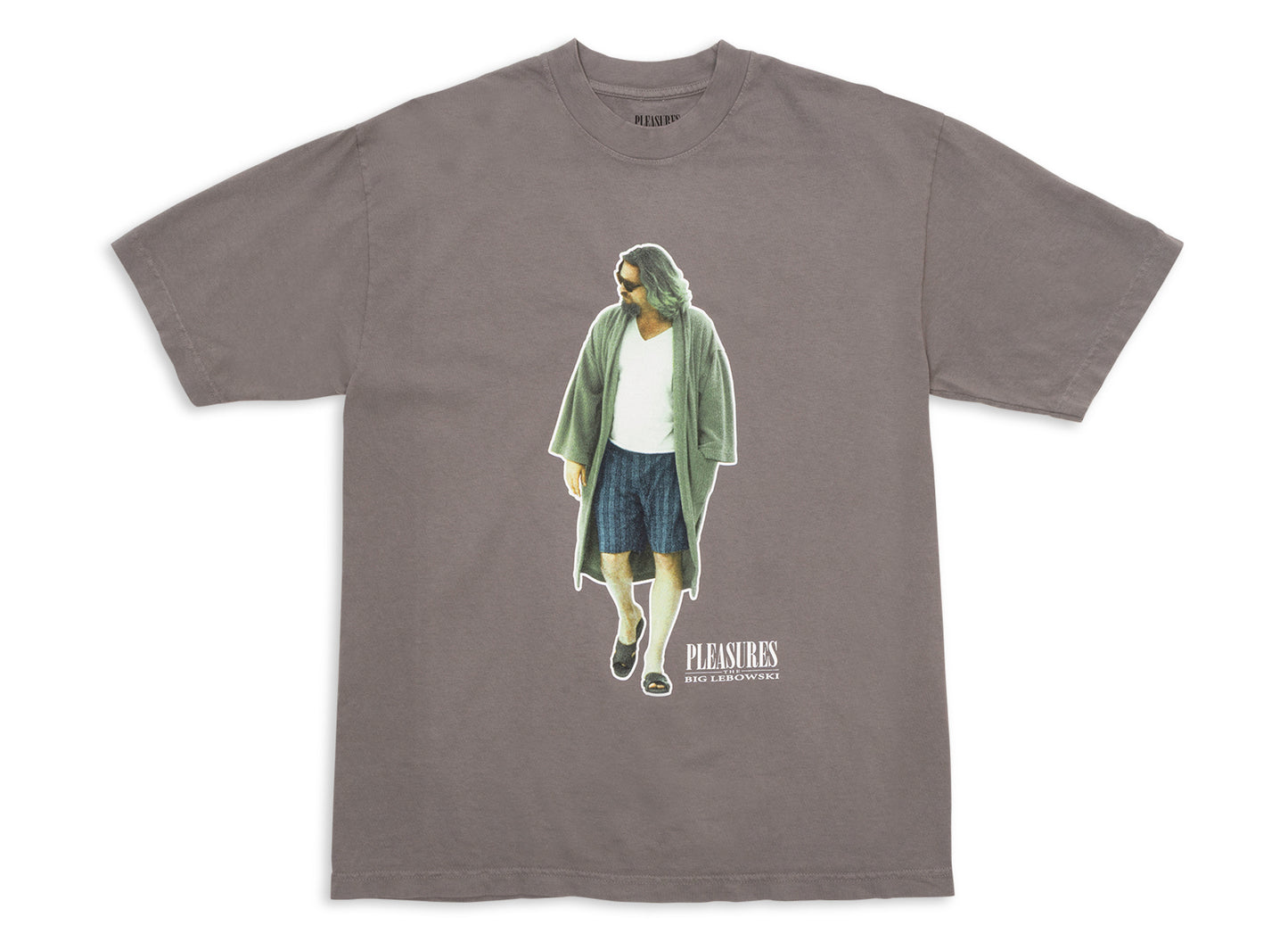 T-shirt Pleasures x Big Lebowski Dude en anthracite