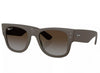 Ray Ban Mega Wayfarer Liteforce in Matte Sand Brown w/ Polar Brown Gradient Lenses