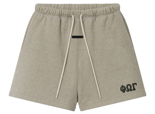 Fear of God Essentials Classic Short in Washed Seal Heather