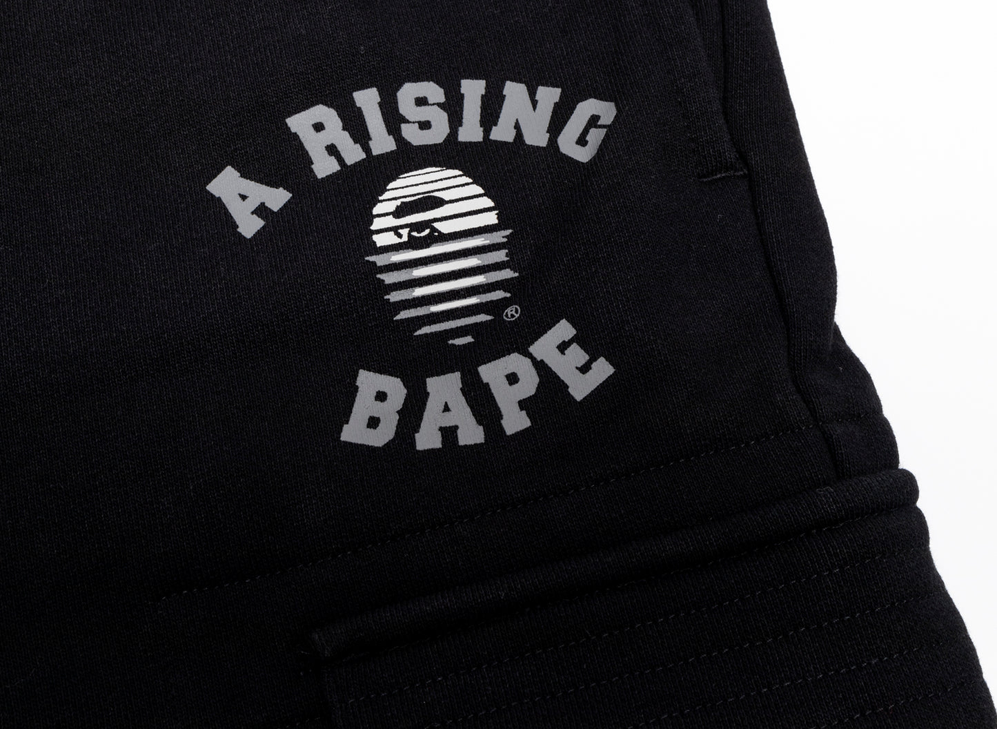 A Bathing Ape A Rising Bape Military Sweatpants in Black xld