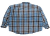Saint Michael Flannel Shirt in Blue/Grey