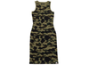 Women's A Bathing Ape 1st Camo Tank Dress in Green