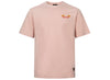 Evisu Pine Pattern Daicock Print Regular Fit T-Shirt in Pink