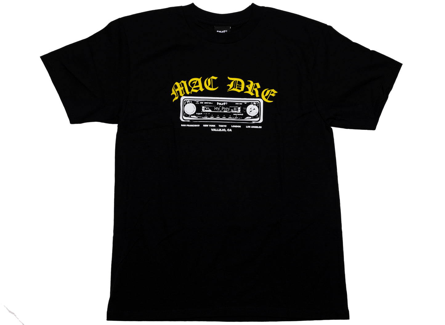 HUF x Mac Dre 'Best of Mac' Tee in Black