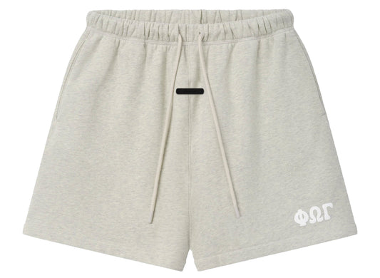 Fear of God Essentials Classic Short in Washed Vanilla Heather