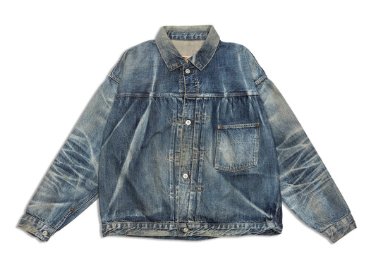 Saint Michael Damage Denim Jacket