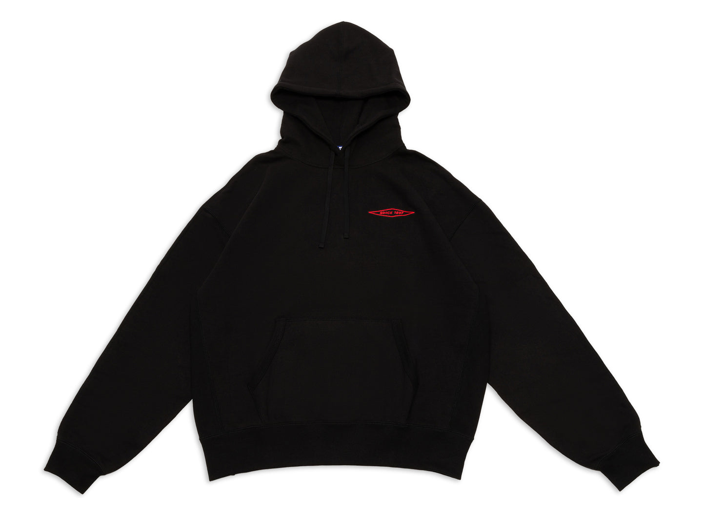 Junya Watanabe Hoodie in Black x Red