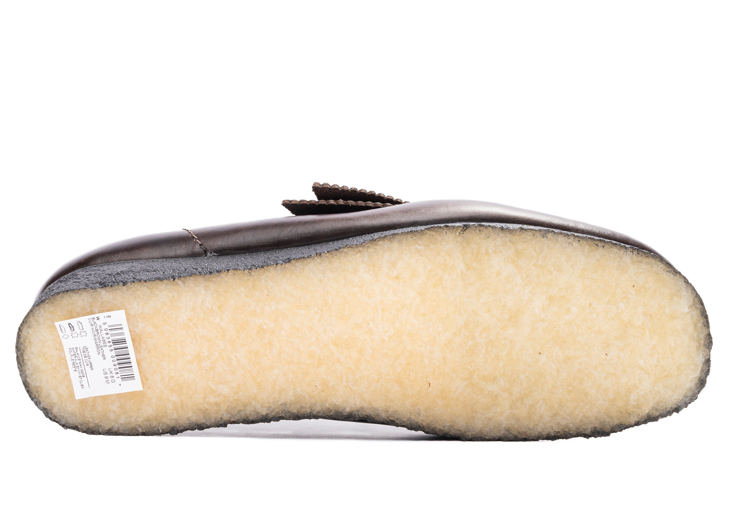 Clarks Wallabee in Black / Brown Leather
