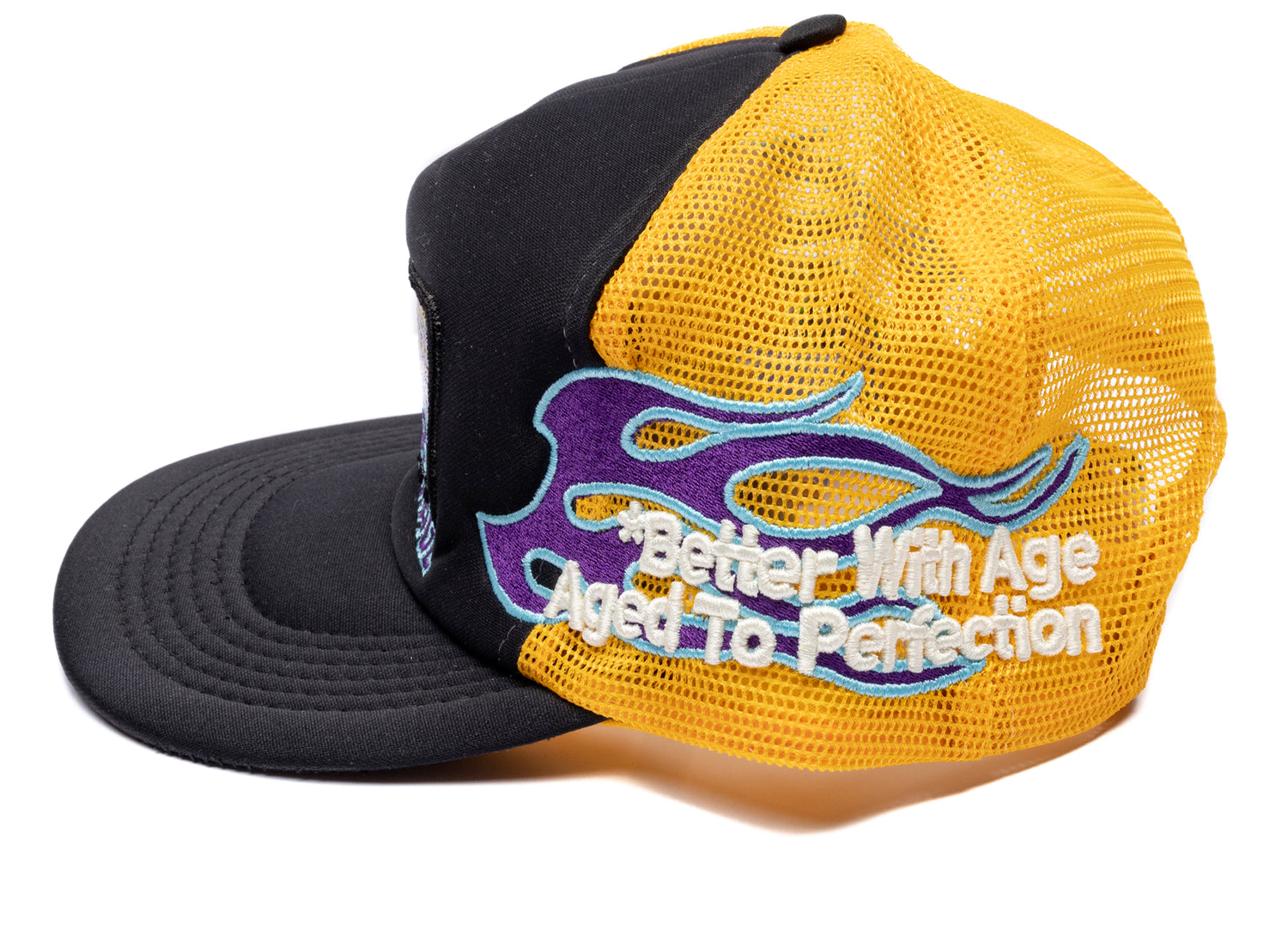 Better With Age Doug Vintage Hat in multi-color, a one-of-one handmade unisex cap, view 2