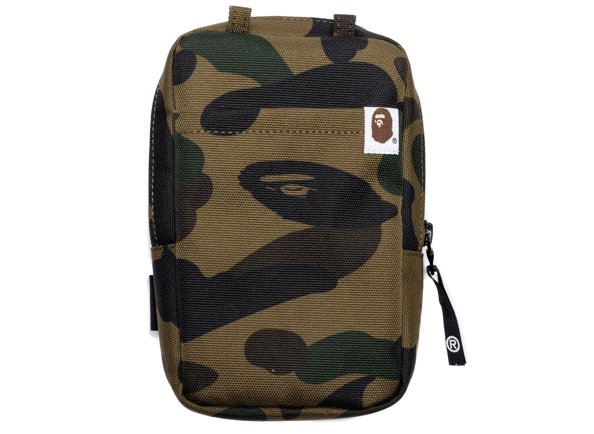 A Bathing Ape 1st Camo Cordura Phone Shoulder Bag in Green A Bathing Ape 1st Camo Cordura Phone Shoulder Bag in Green