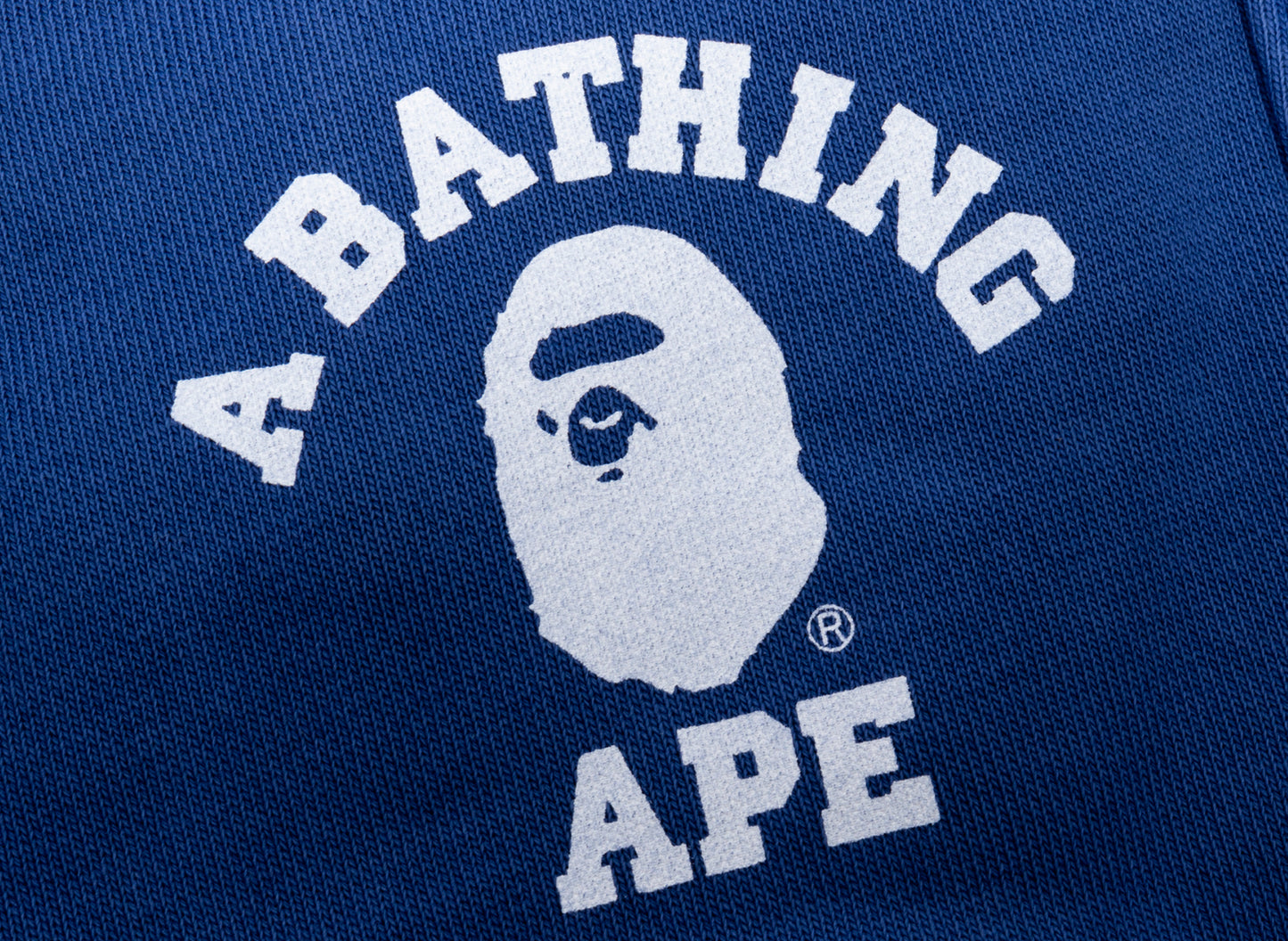A Bathing Ape College One Point Overdye Pants in Blue