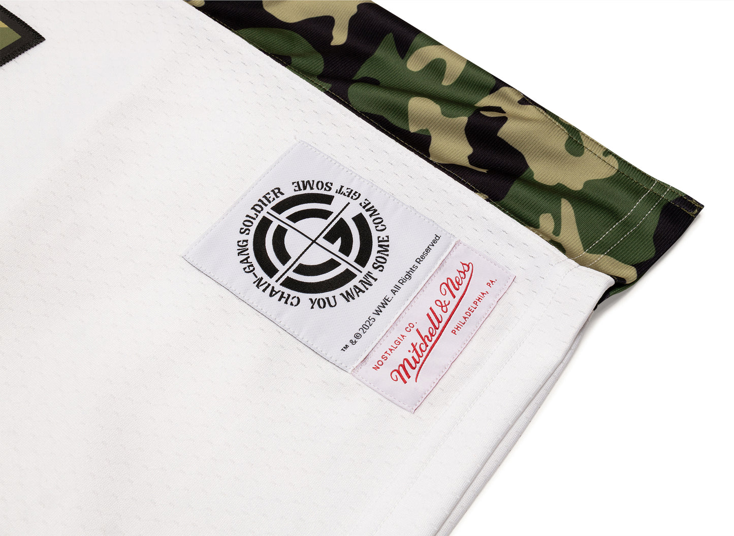 Mitchell & Ness WWE Camo Legacy John Cena Jersey