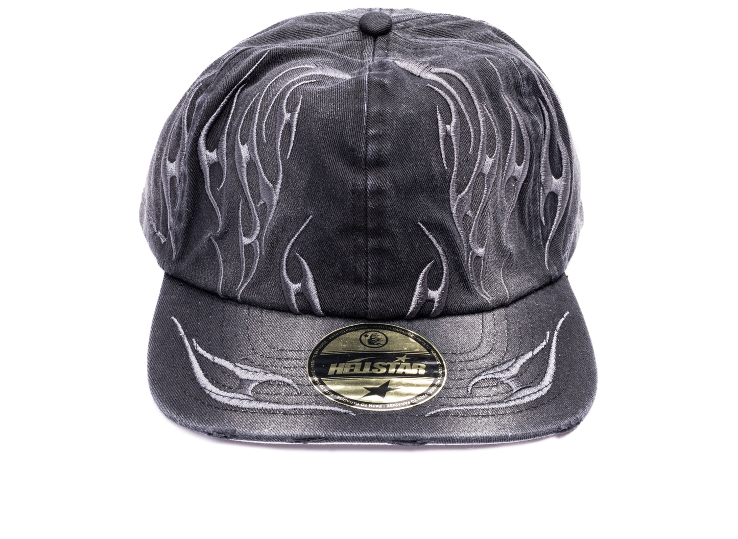 Hellstar Tribal Flame Hat in Black