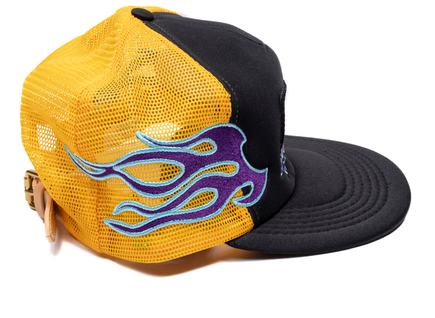 Better With Age Doug Vintage Hat in multi-color, a one-of-one handmade unisex cap, view 4
