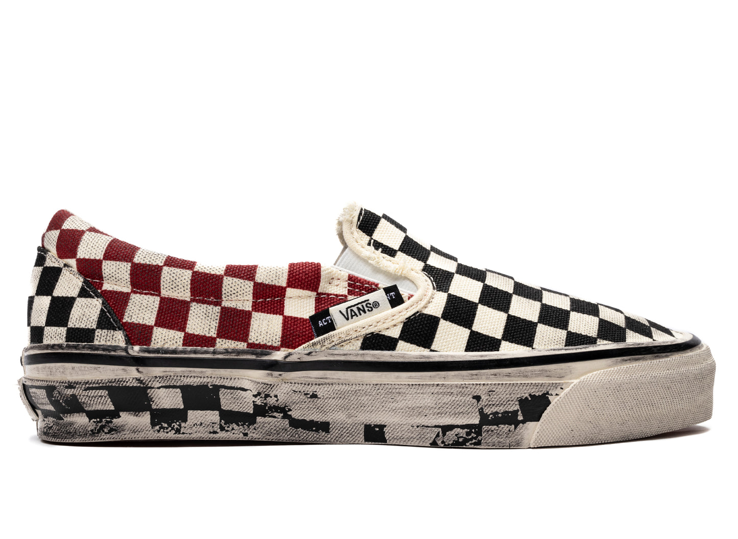 Vans LX Classic Slip-On 98 in Black / Check