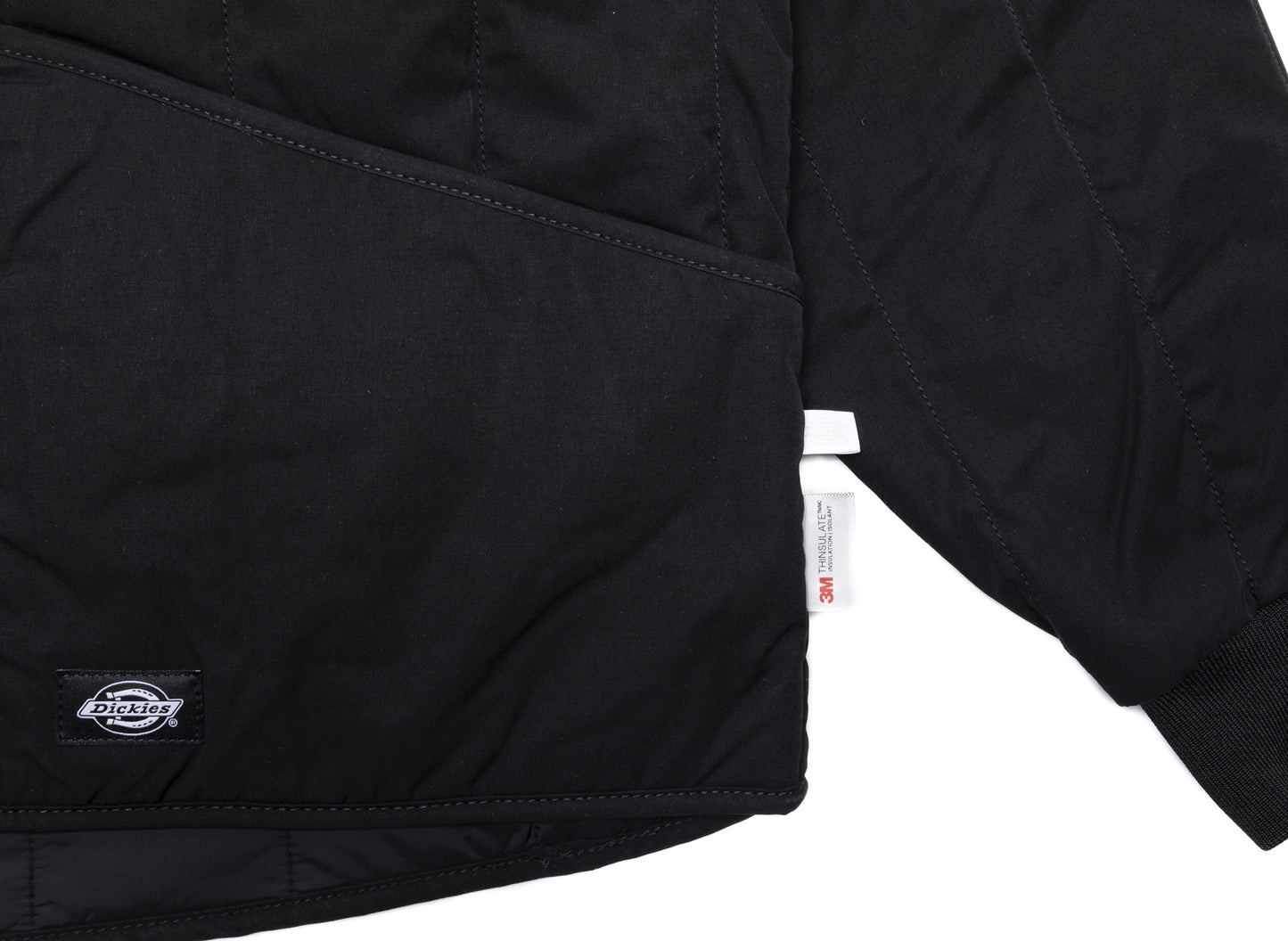Dickies Insulated Quilted Jacket in Black