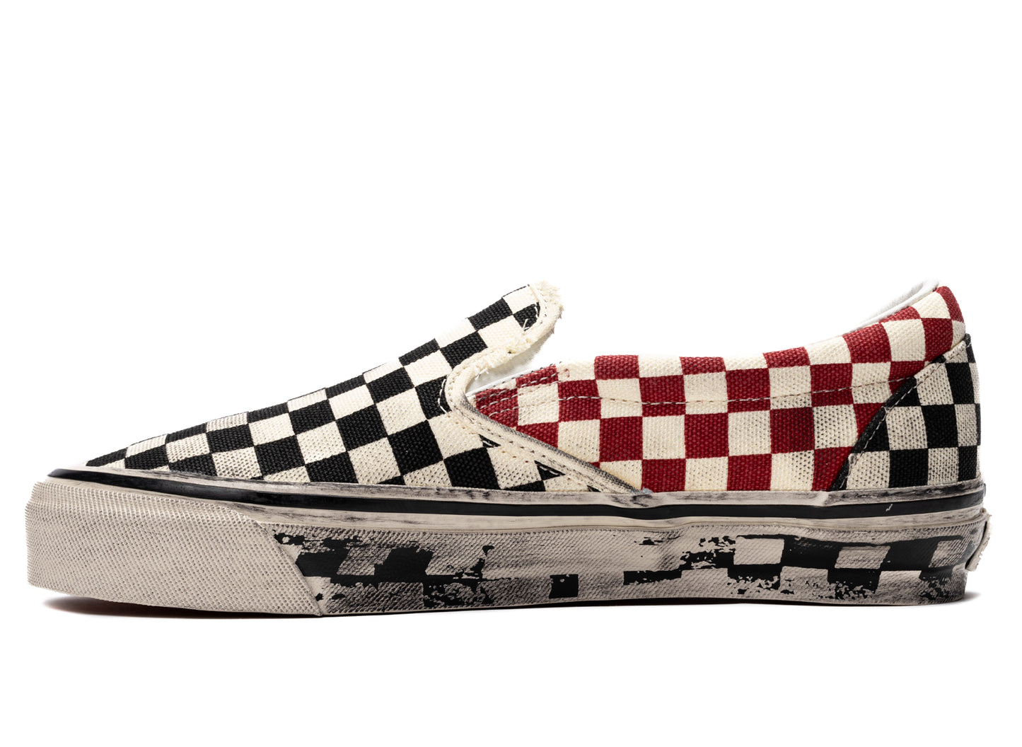 Vans LX Classic Slip-On 98 in Black / Check