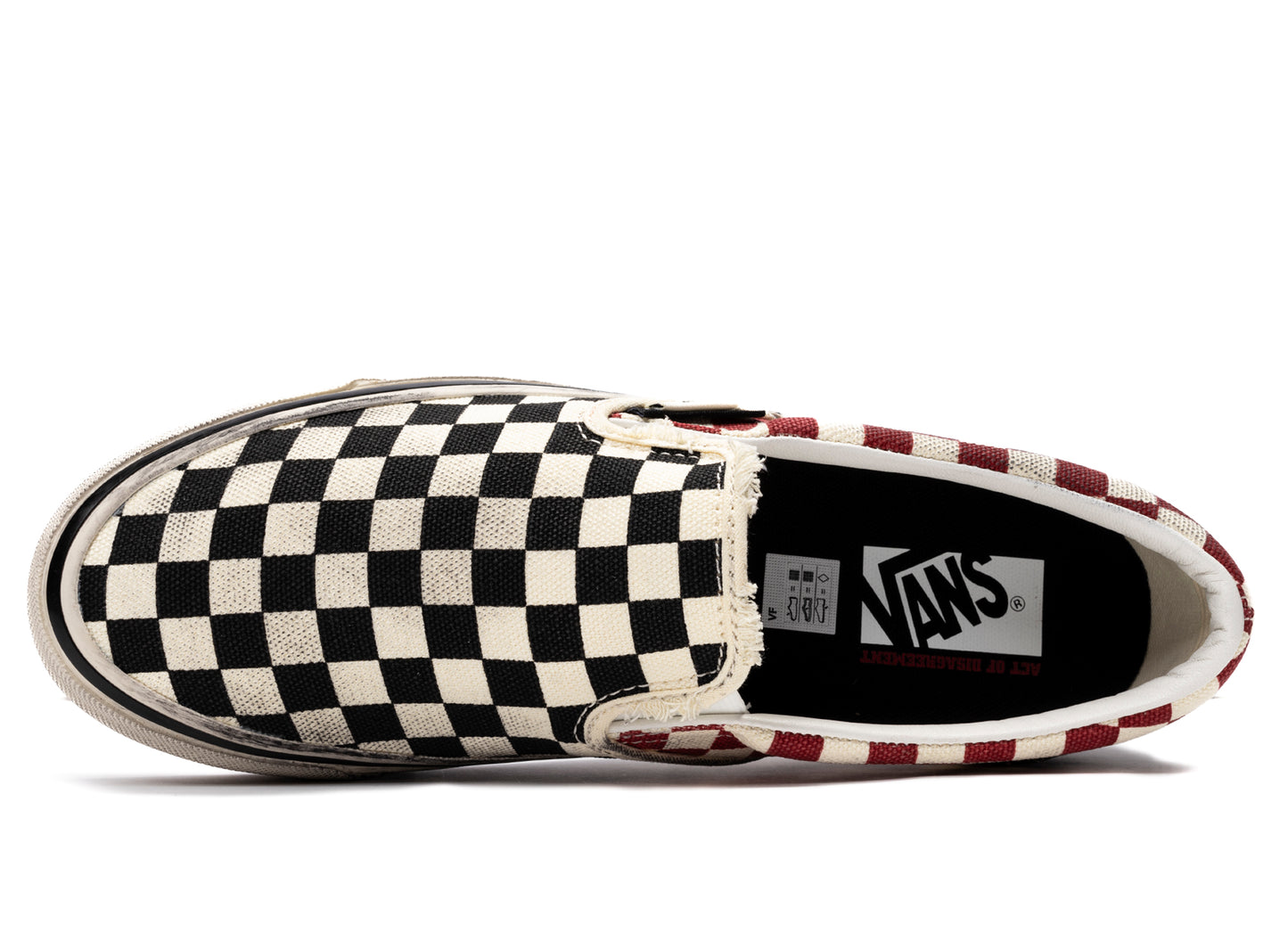 Vans LX Classic Slip-On 98 in Black / Check