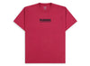 Pleasures Scripture T-Shirt in Ruby