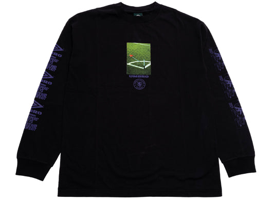 Umbro Penalty Culture Graphic Long Sleeve in Black xld