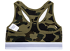 Women's A Bathing Ape 1st Camo Sports Bra in Green