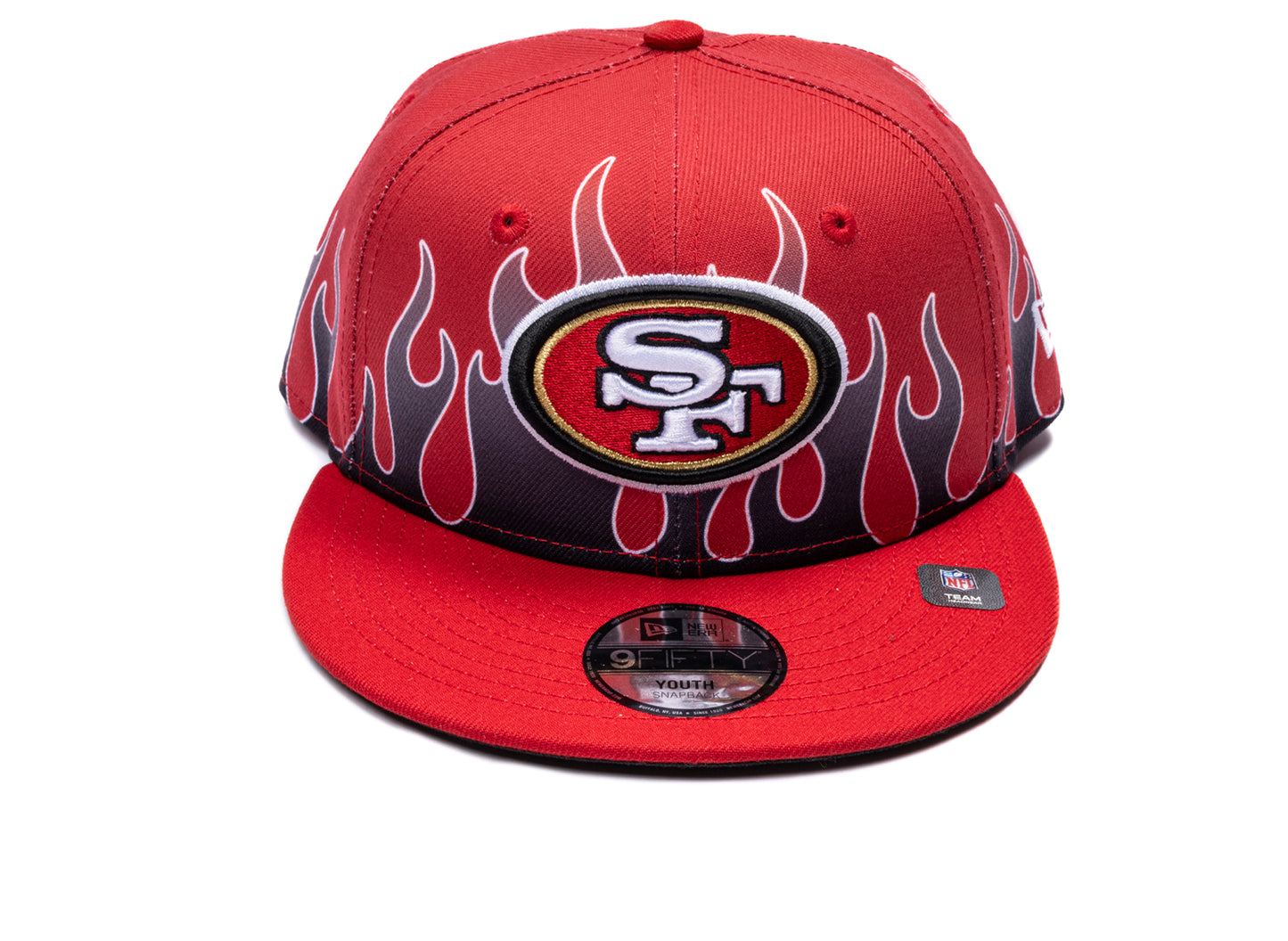 Kid's New Era Flames San Francisco 49ers 9Fifty Hat