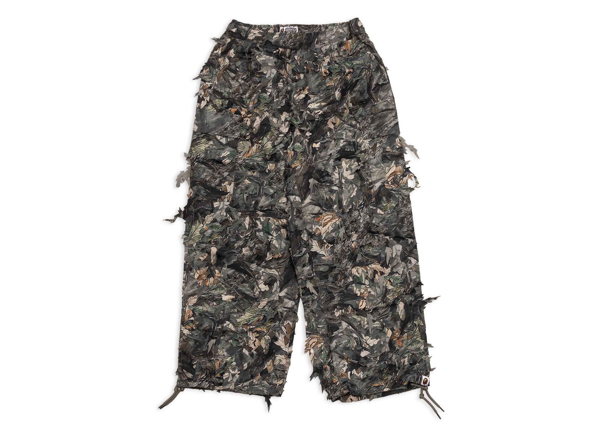 A Bathing Ape Tree Edge Camo Laser Cut Relaxed Fit Military Pants