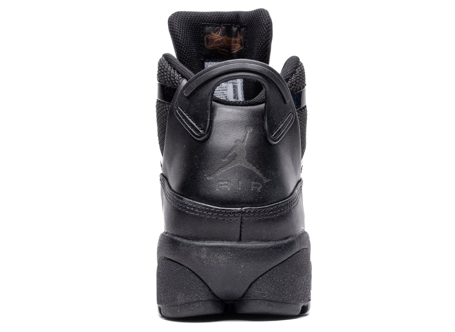 Jordan Winterized 6 Rings FV3826-001 in Black and Rustic - product view 2